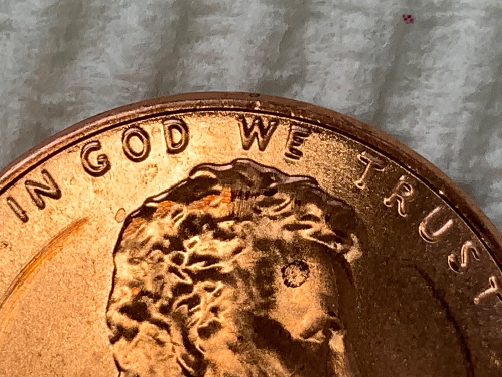 2022 D Lincoln Cent. Doubled die Obverse.