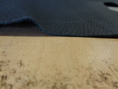 LEATHER HIDE TEXTURED BLACK 47 3/4" X 21 1/4"