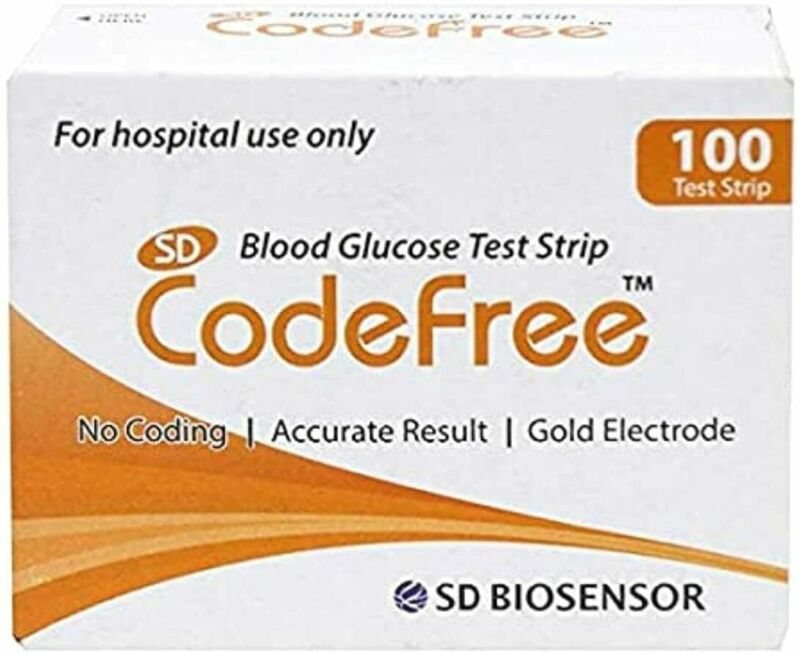SD Codefree Blood Glucose Test Strips