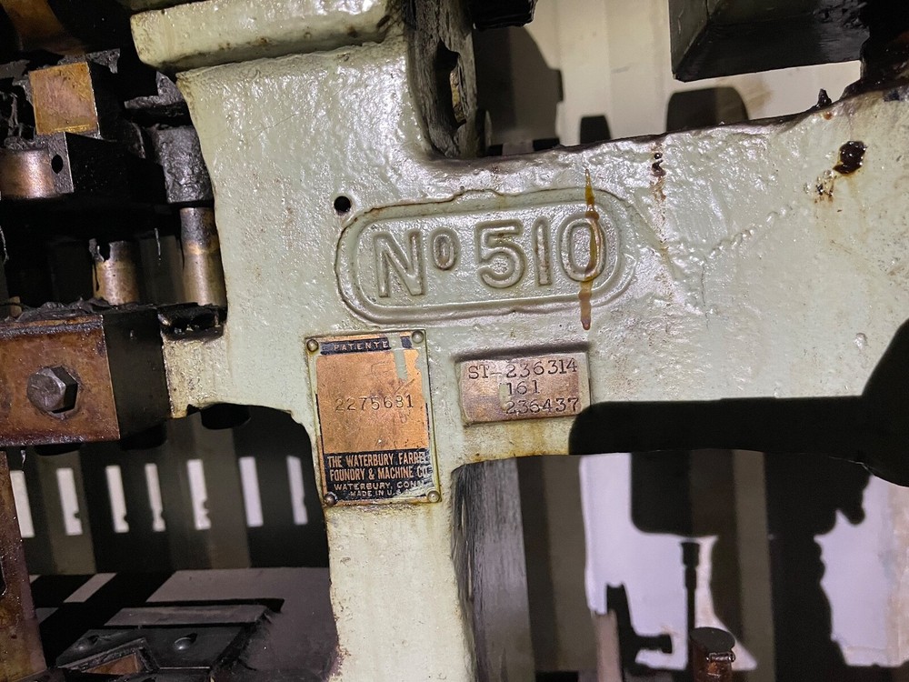 Waterbury Farrel 510 Eyelet Machine