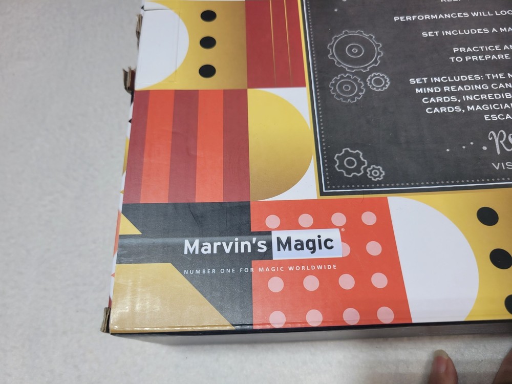 Magic Tricks Marvins Main Stage Magic Box Of Secrets 125 Magic Tricks