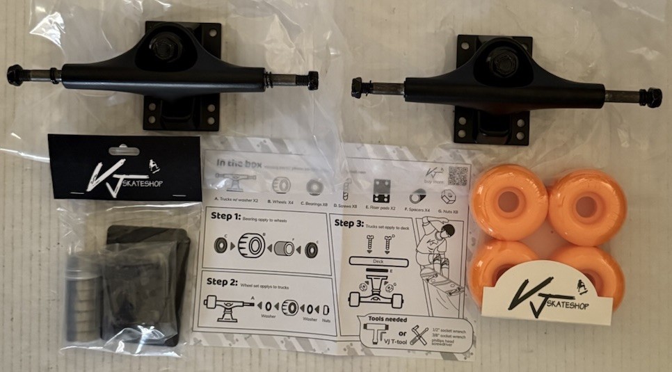 Skateboard Trucks and Wheels