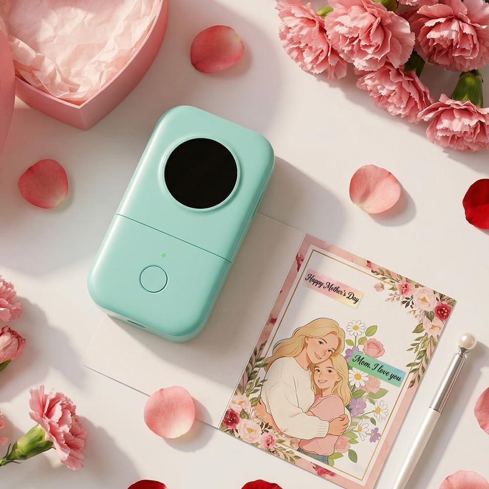 Label Maker, D30 Portable Bluetooth Label Maker Machine with Tape, Small Mini La