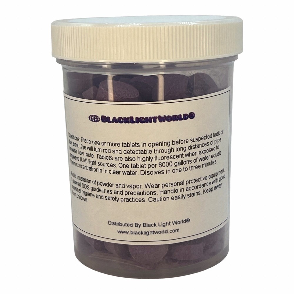 TRACER DYE RED FLUORESCENT 100 TABLETS