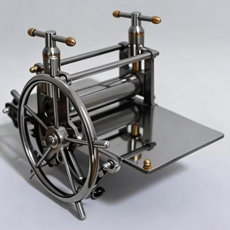 Mini Etching Press Micro Printing Press 100x200mm Desktop Printmaking Press Manu
