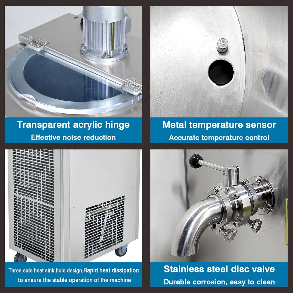 Kolice Commercial 36L Milk Pasteurizer Machine with Refrigerated Function