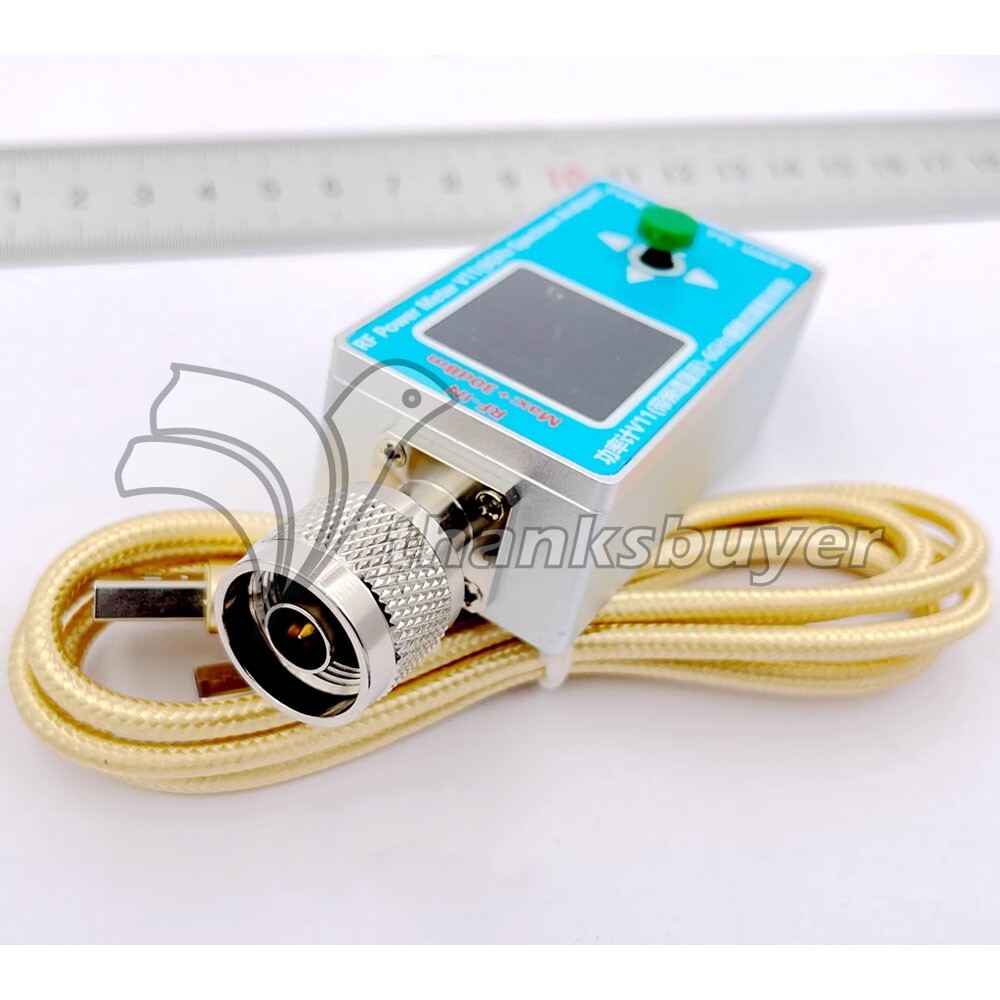 RF Power Meter V11 & 6GHz Spectrum Analyzer + Type-C Cable + SMA Adapter