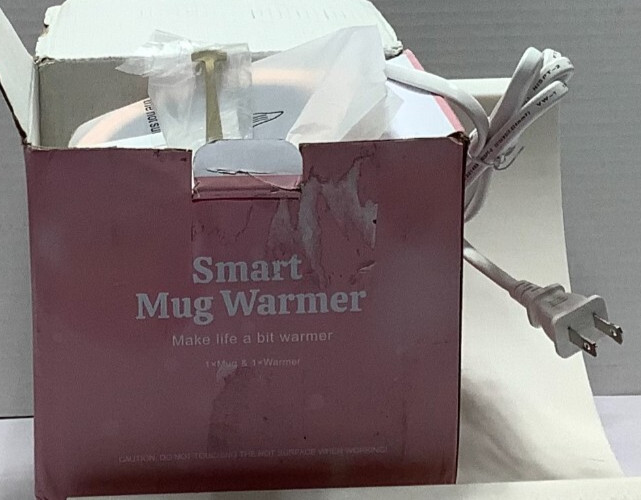 Smart Mug warmer, Pink Marble - NOB
