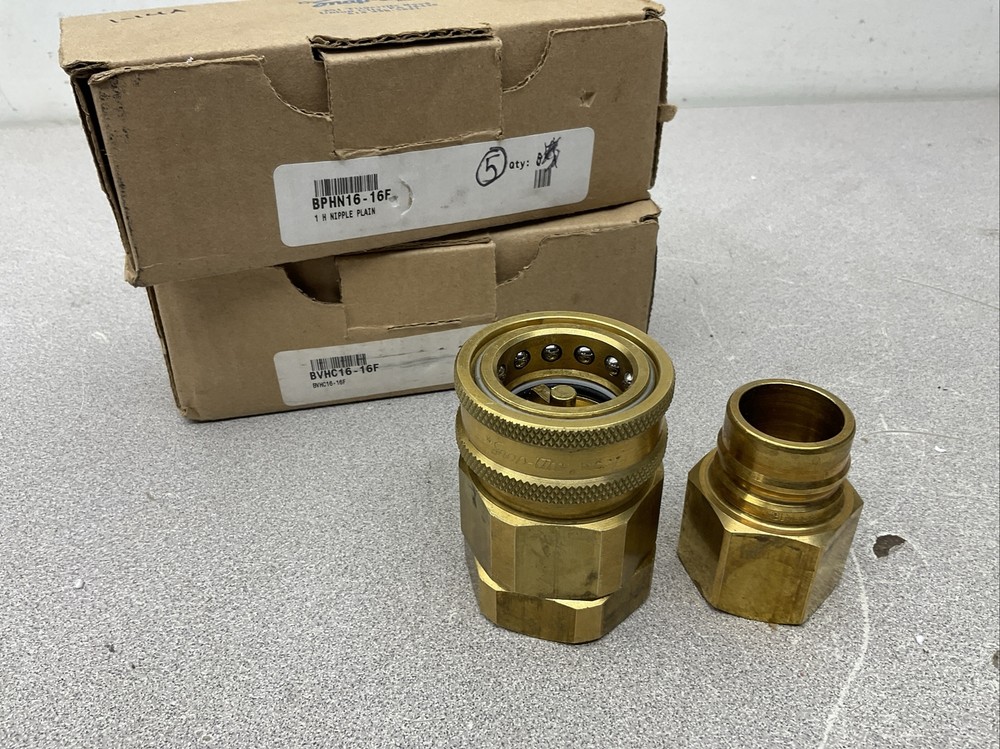 NEW Snap-tite BPHN16-16F & BVHC16-16F Multi-Purpose 1” Hydraulic Quick Coupling