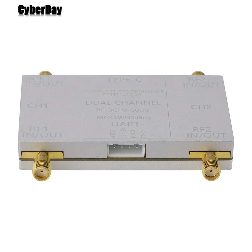 RF-8GHz-60DB Dual Channel Programmable RF Attenuator (Main Unit + ) for PC