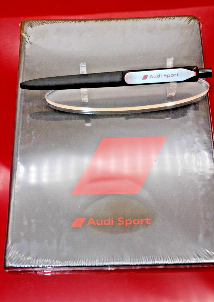 Audi Sport Set Notebook + Ballpoint Pen New & Original Notepad + Pen
