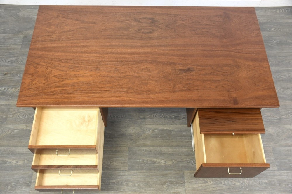 Refinished Danish Modern Teak Desk