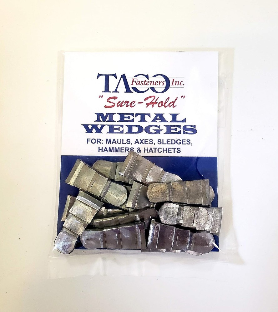 15 Sure-Hold Steel Handle Wedges - Silver