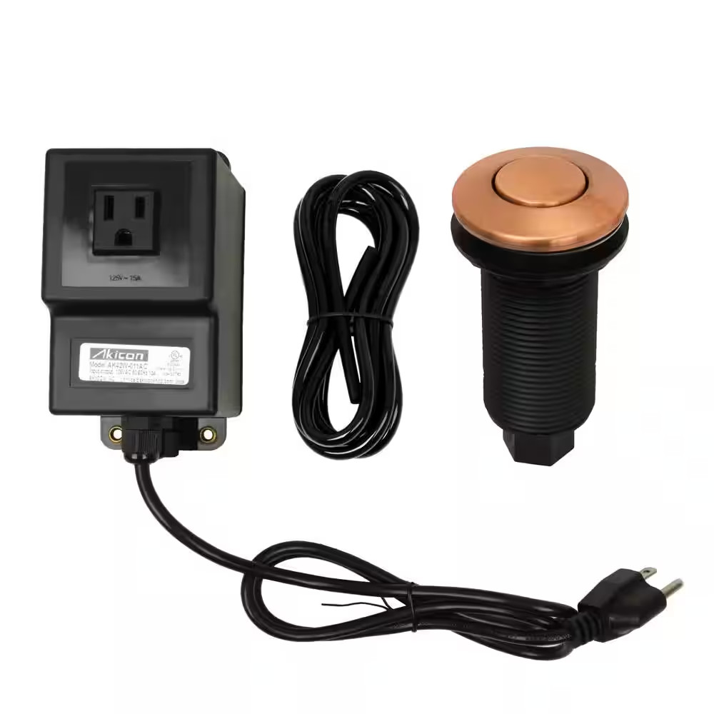 Copper Garbage Disposal Kitchen Air Switch Kit