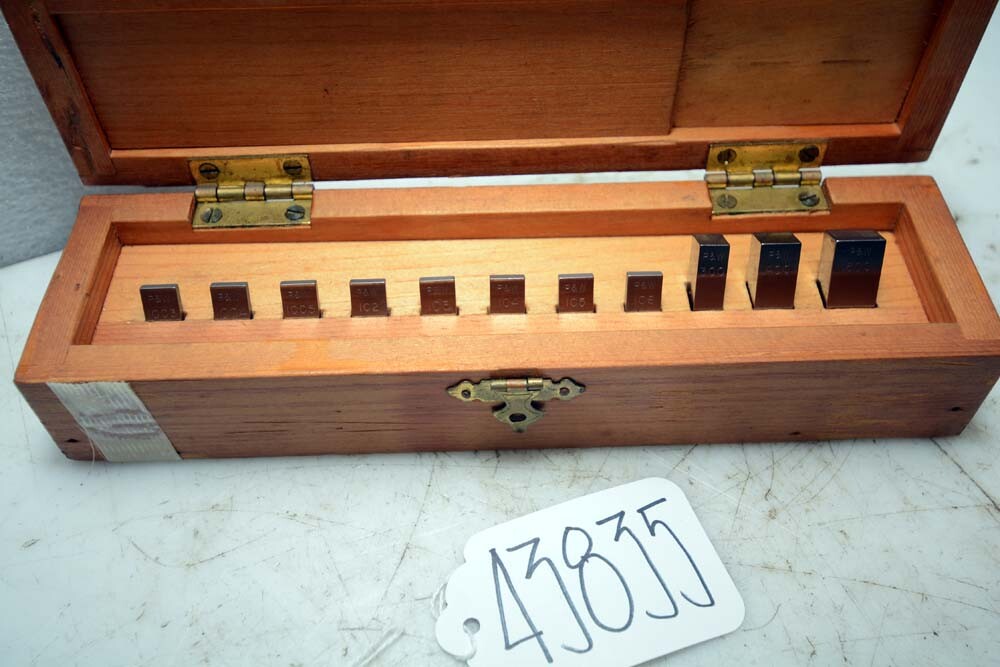 P&W Gage Blocks (Inv. 43835)