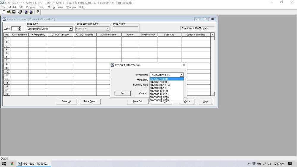 Kenwood KPG-135D v2.21 Programming Software for TK-7360, TK-8360