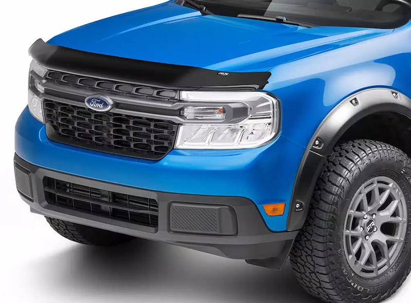 BugFlector II Smoke Bolt-On Bug Shield Protector for 2022-2026 Ford Maverick