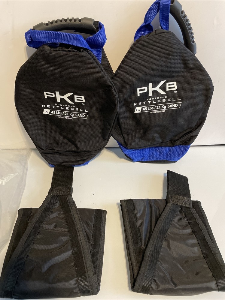 2 PKB Portable Kettlebell LG 45 lbs Fillable