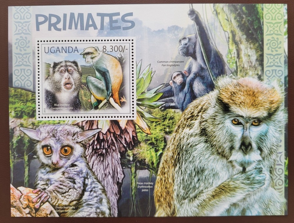 Uganda 2012 / Fauna - Primates / 1v ms