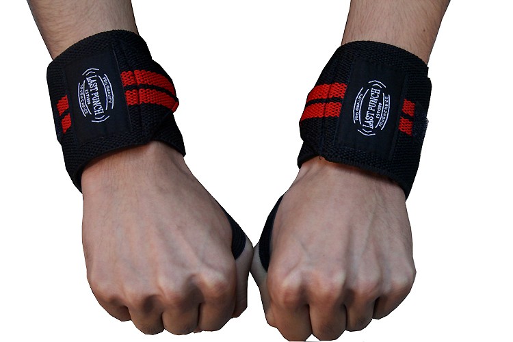 Last Punch 12"" Wrist Wrap Support Straps with Thumb Loop - Durable & Elastic