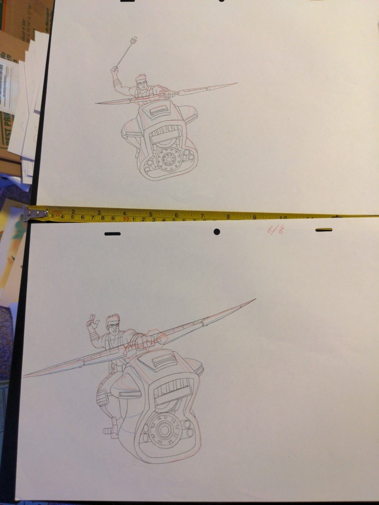 Avengers Assemble animation cel Production art MARVEL Comics DRAWING MCU AA1