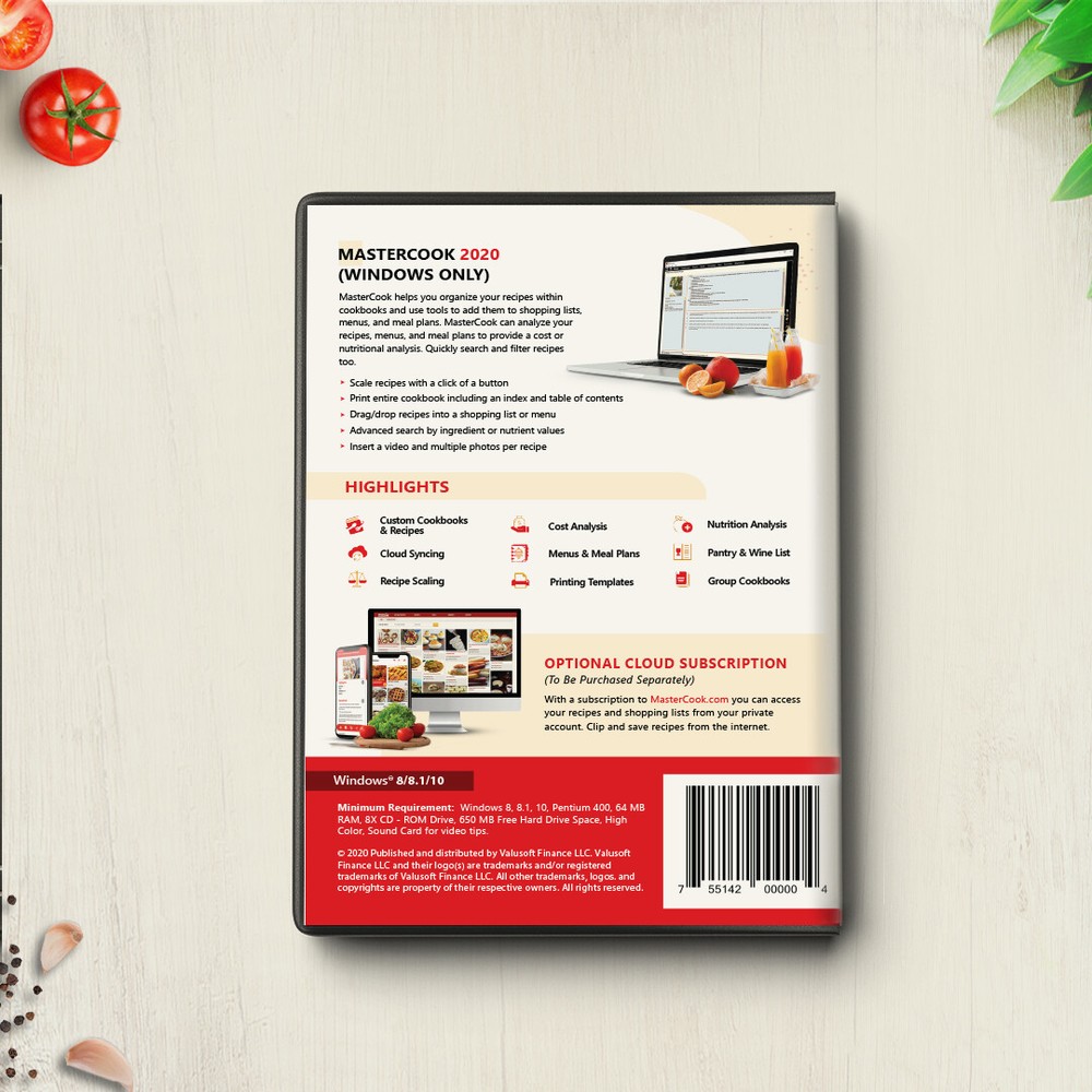 Mastercook 2020 for Windows PC DVD NEW!