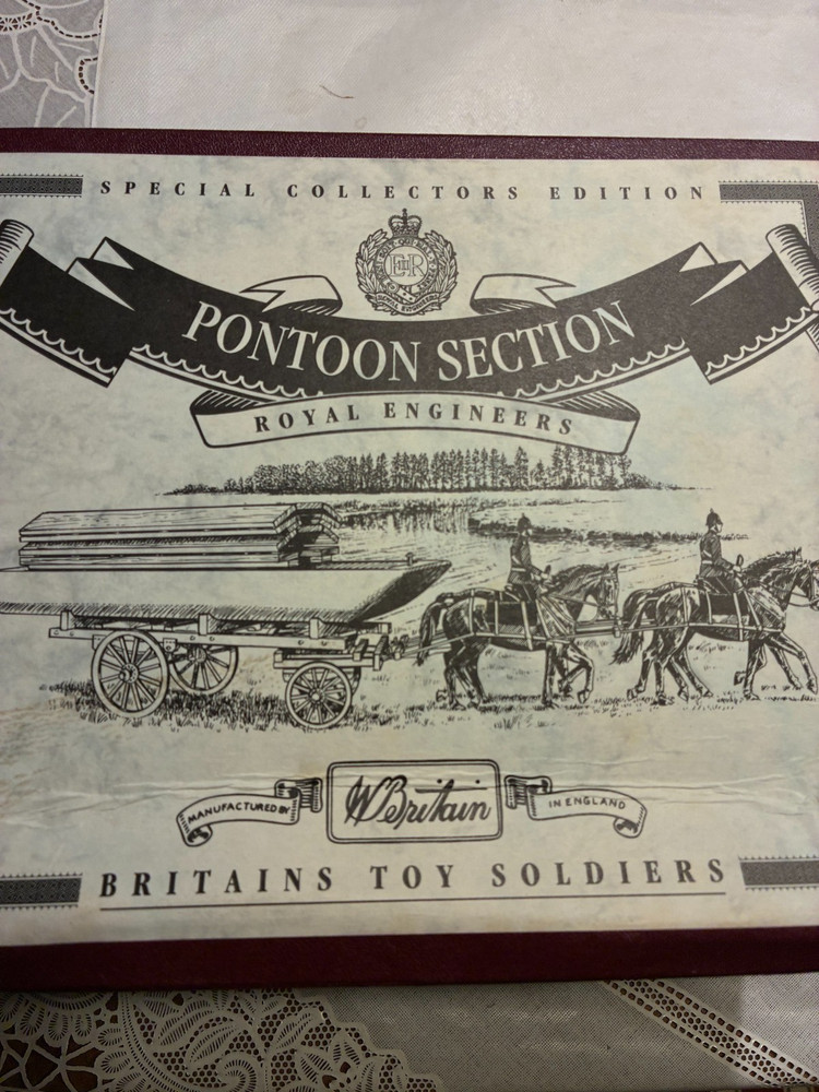 BRITAINS "ROYAL ENGINEERS PONTOON SECTION #5962, PARTIAL, LOOK, READ!!