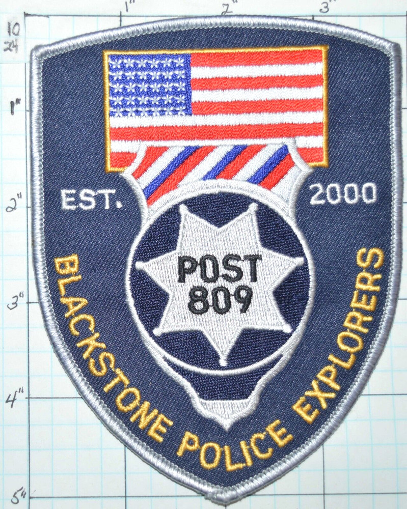 MASSACHUSETTS, BLACKSTONE POLICE EXPLORERS POST 809 PATCH