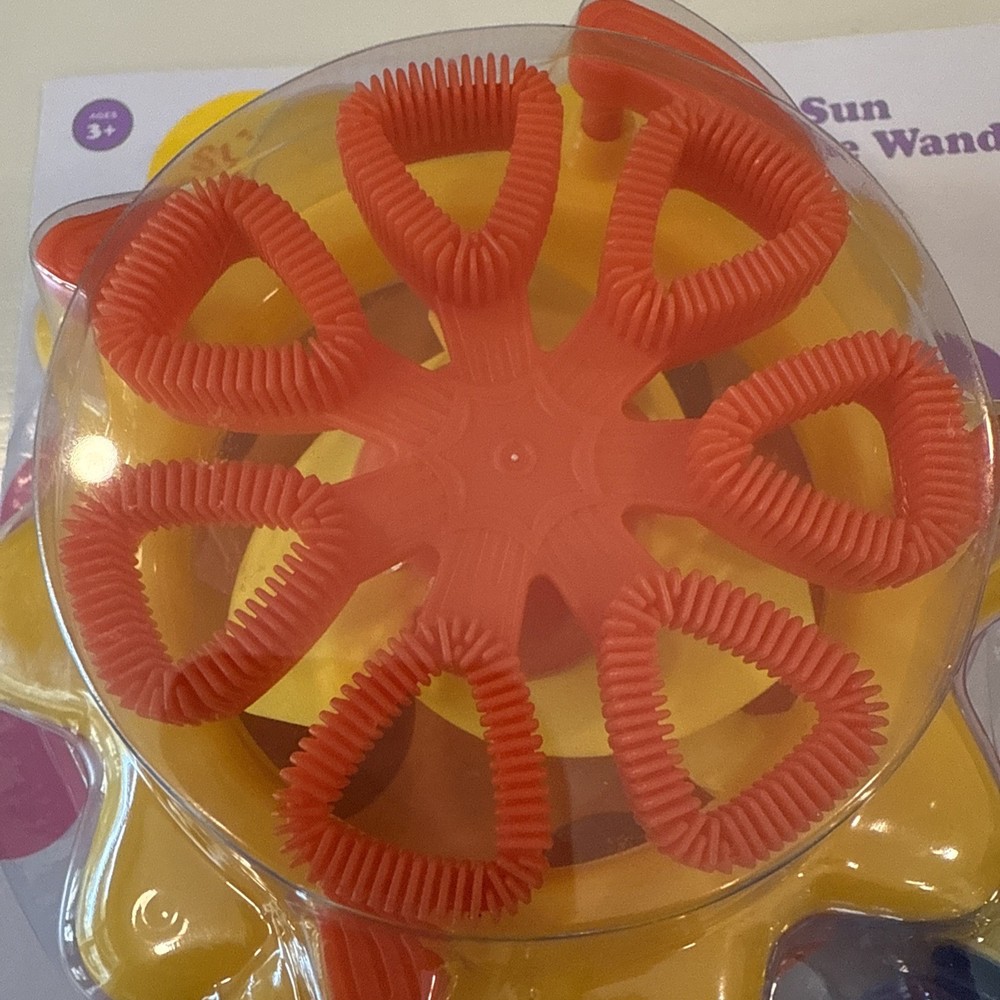 Sun Squad Battery Powered Sun Bubble Wand 7 streams