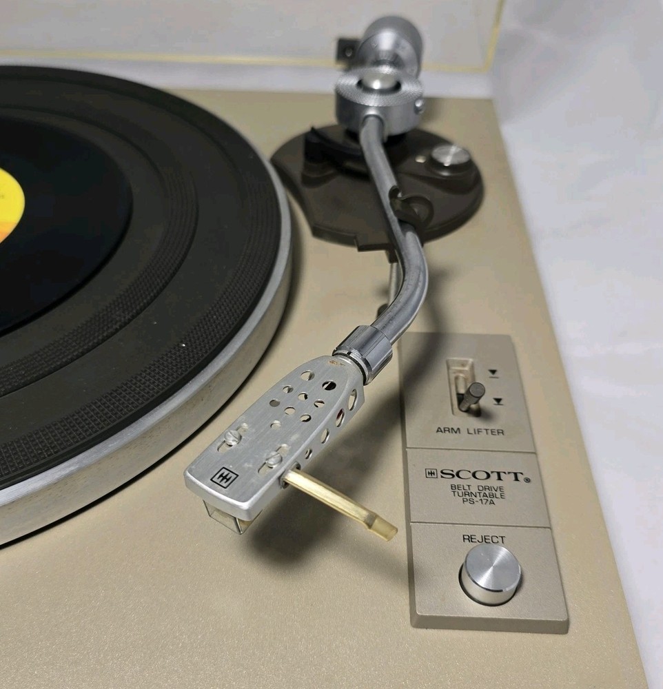 Scott PS-17A Belt Drive Semi Automatic Turntable. Excellent Condition