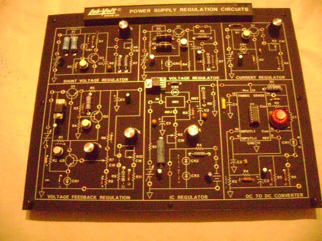 LabVolt 91009-20  Power Supply Regulation Circuits Electronics Educational Board