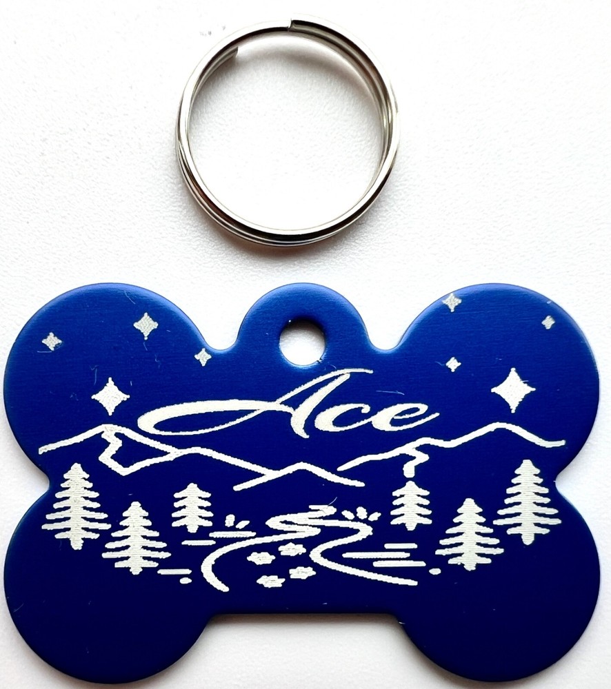 Жетон для собаки Жетон для кошки Personalized Dog tag Cat tag One or both sides