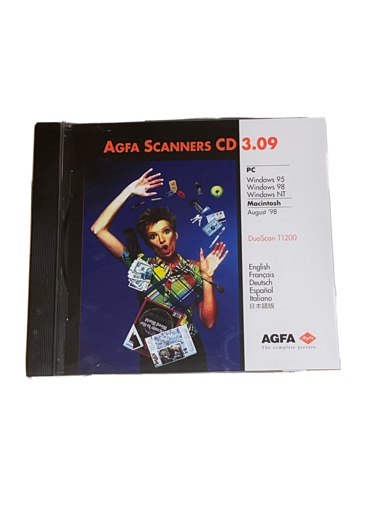 SEALED AGFA Scanners CD 3.09 for PC & MAC