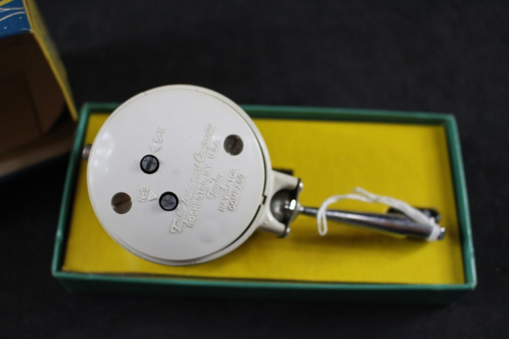 Vintage Compass - Taylor Navigator Compass - Self Illuminated - with Box