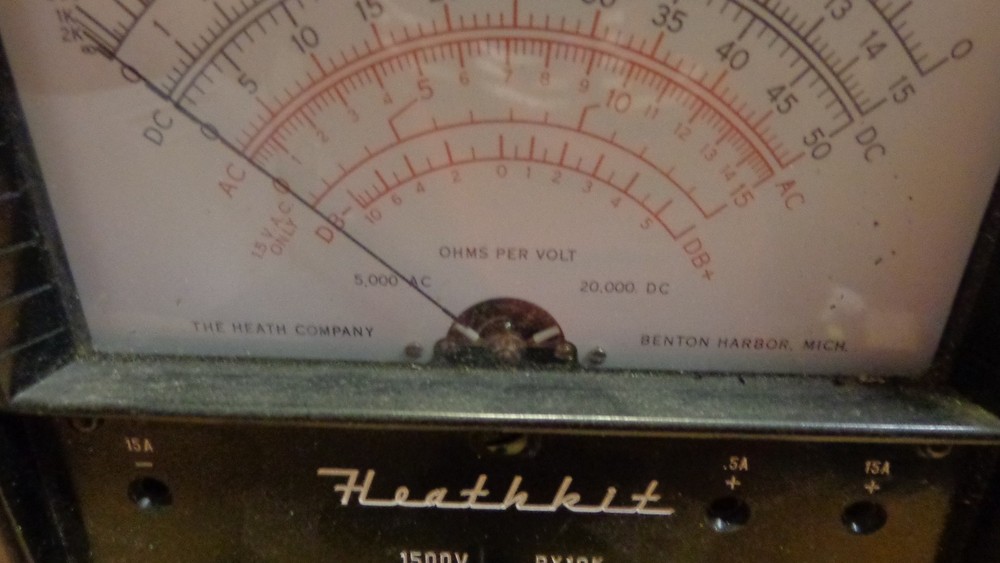 Heathkit Multi Meter Volt Ohm Model MM1