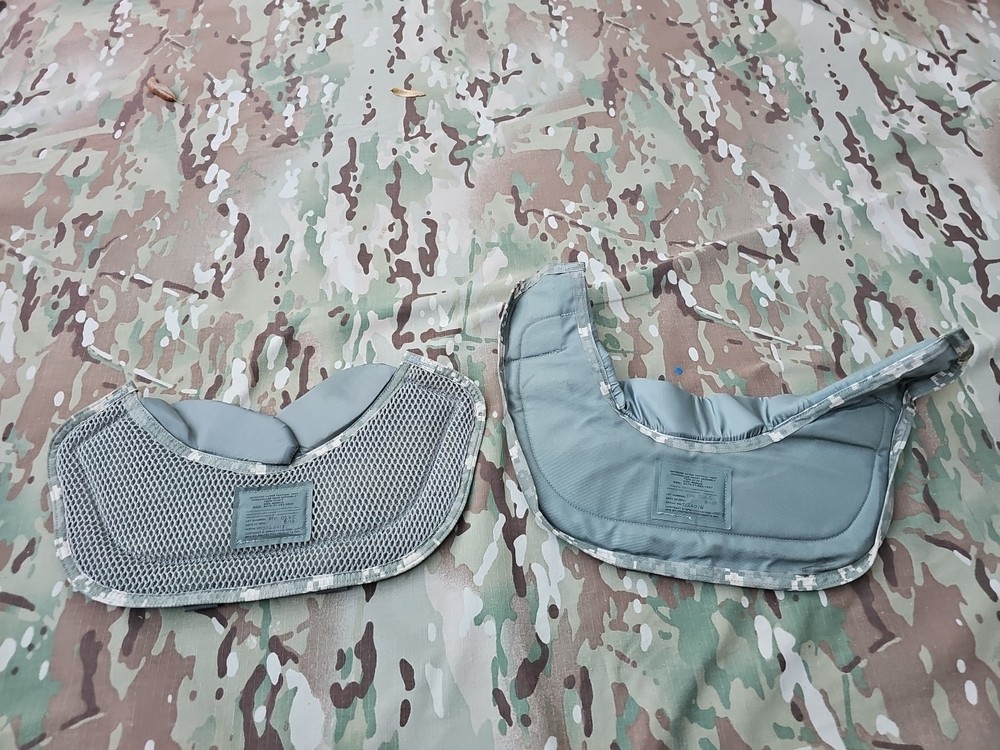 🇺🇸 New Medium AcU Neck PROTECTORS FRONT AND BACK E2