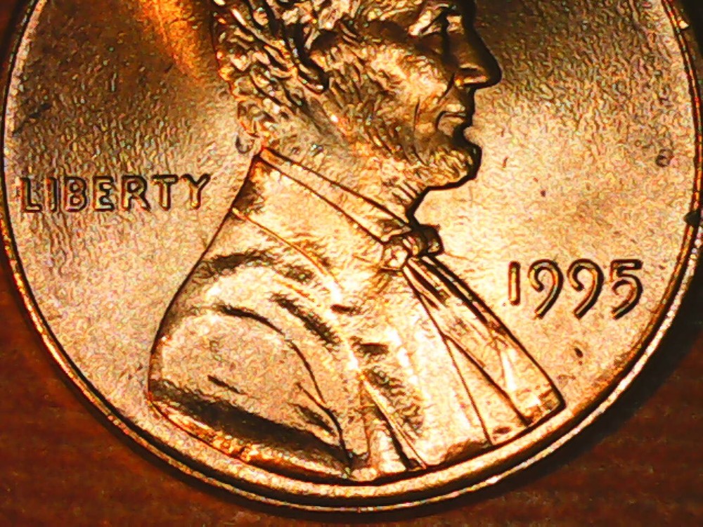1995 Penny Struck Through Reverse