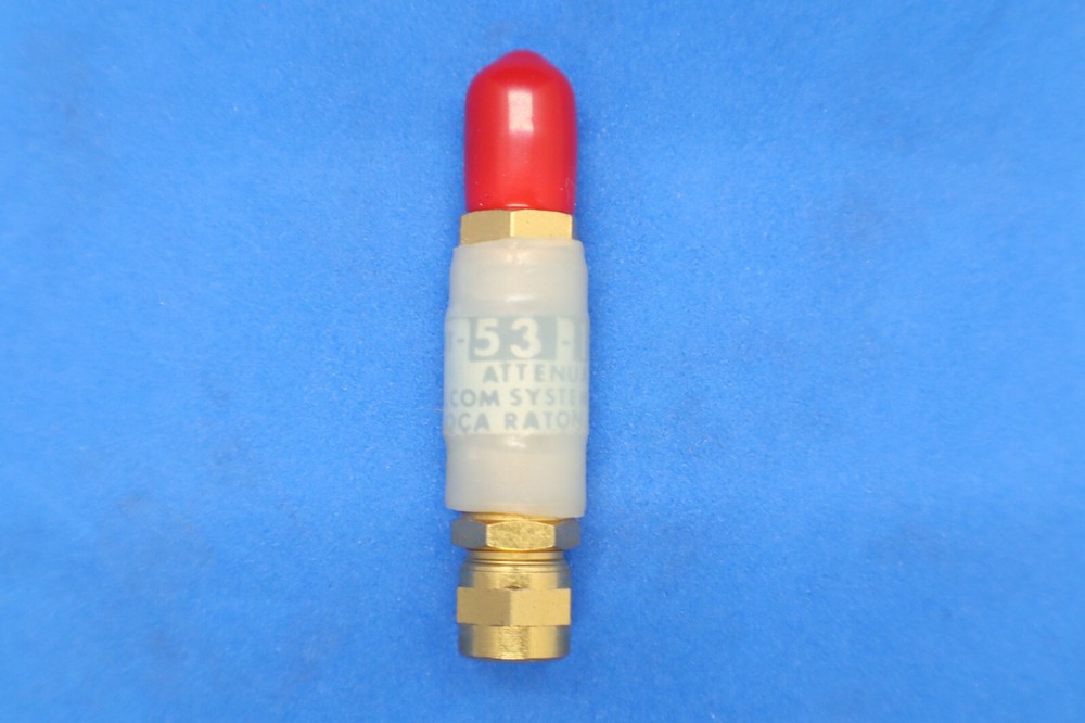 ELCOM SYSTEMS AT-53-10 FIXED ATTENUATOR 10dB DC-3GHz SMA