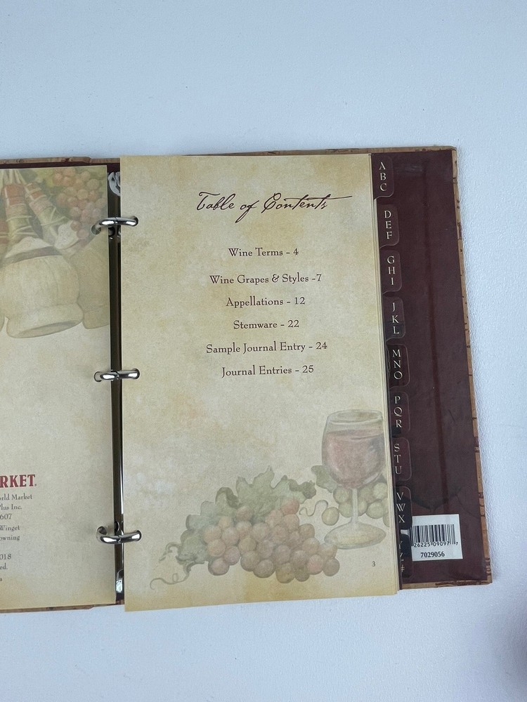 Corked Wine Journal, Wine Label Removers, Lined Pages and Keepsake Pocket