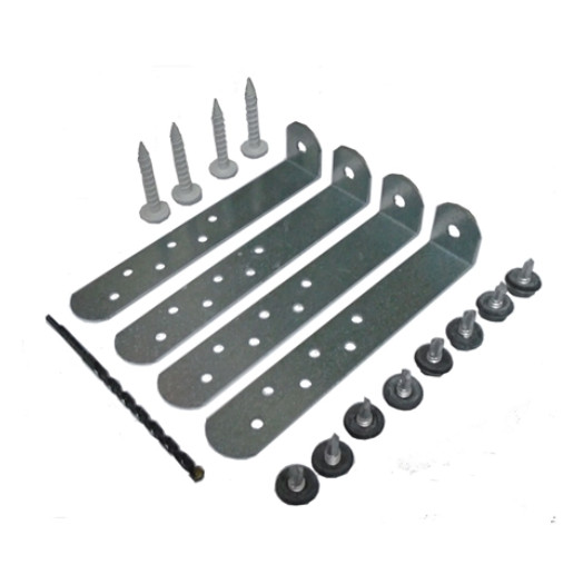 Condenser Universal Tie Down KIT 6" L Brackets