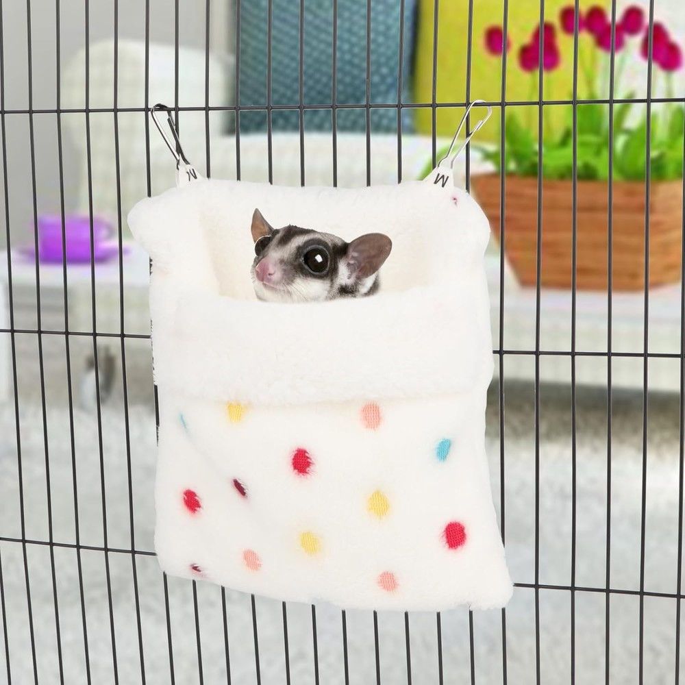 Sugar Glider Sleeping Pouch Bag Warm Hamster Hammock Pouch Sack Small Pet