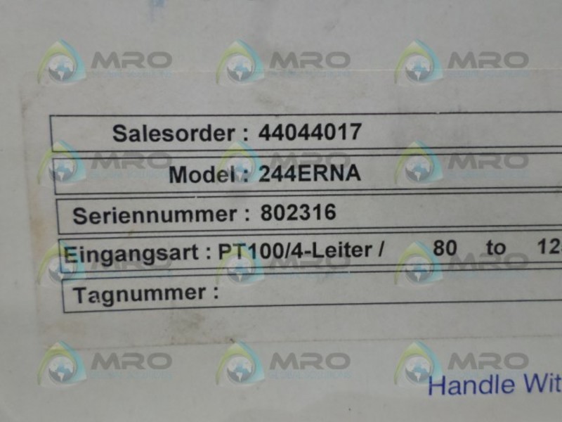 ROSEMOUNT 244ERNA TEMPERATURE CONTROLLER NSMP