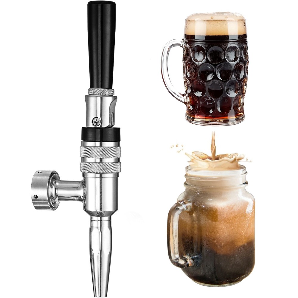 Stout Beer Faucet Nitrogen Coffee Faucet, 304 Steel Nitrogen Coffee Tap, Beer...