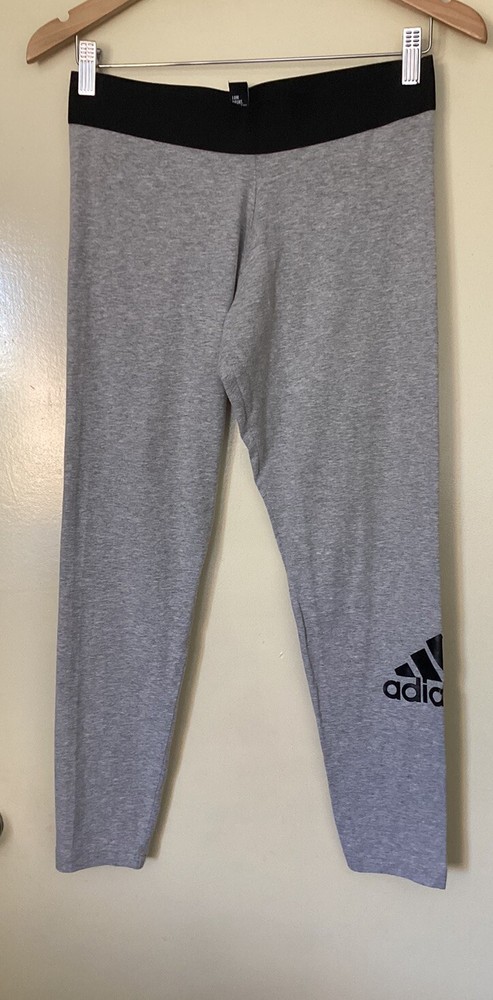 WOMENS ADIDAS GREY/BLACK PANTS SIZE M