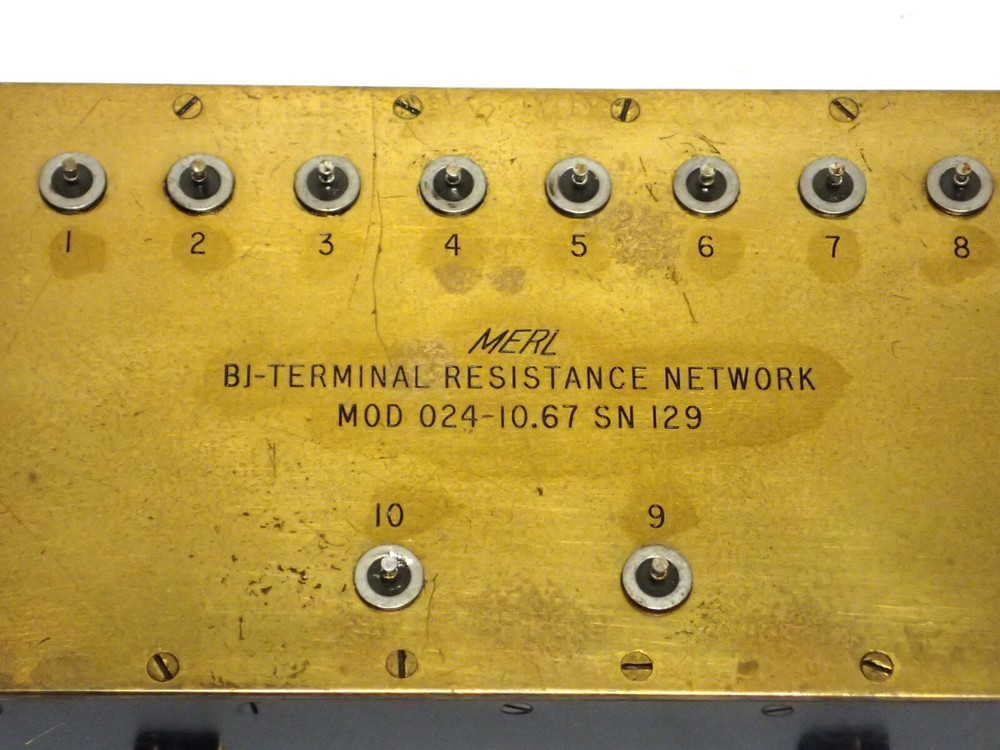 MERL BI TERMINAL RESISTANCE NETWORK PRECISION STANDARD 10-100Ω TESTED