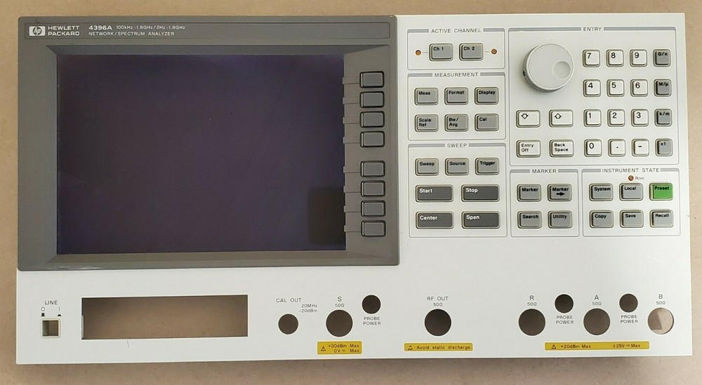 Front Panel for HP 4396A Network Spectrum Analyzer