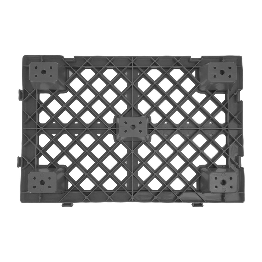 6x Plastic Pallets Interlocking Storage Stackable Anti-slip Loading Pallets