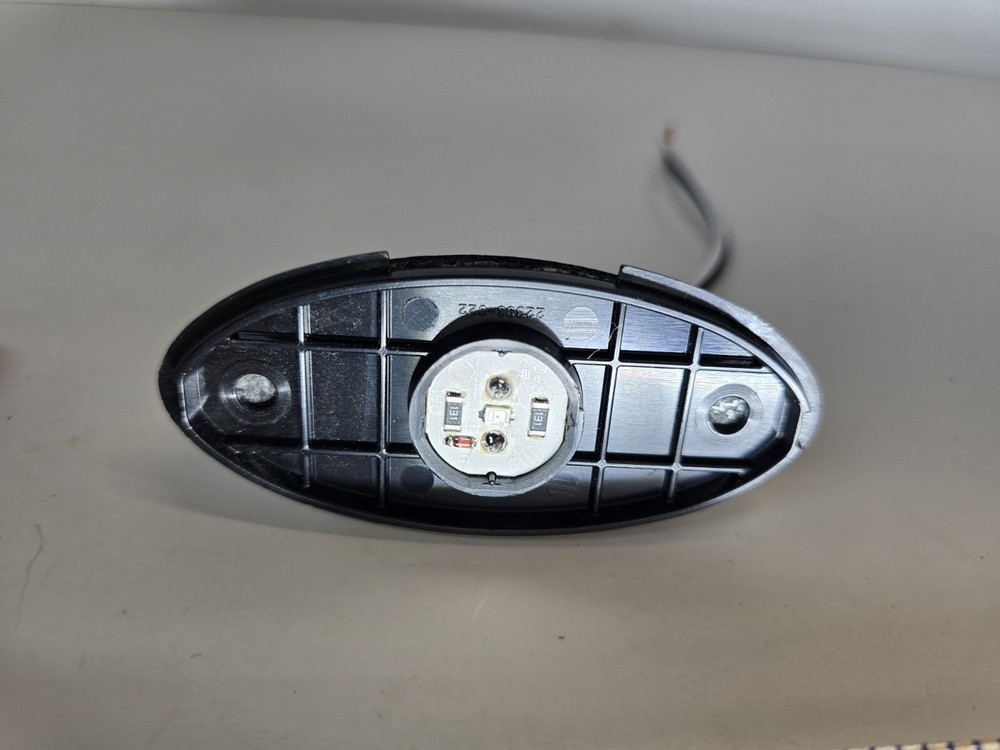 Optronics Oval LED Marker Light Red RV Single Diode Clearance