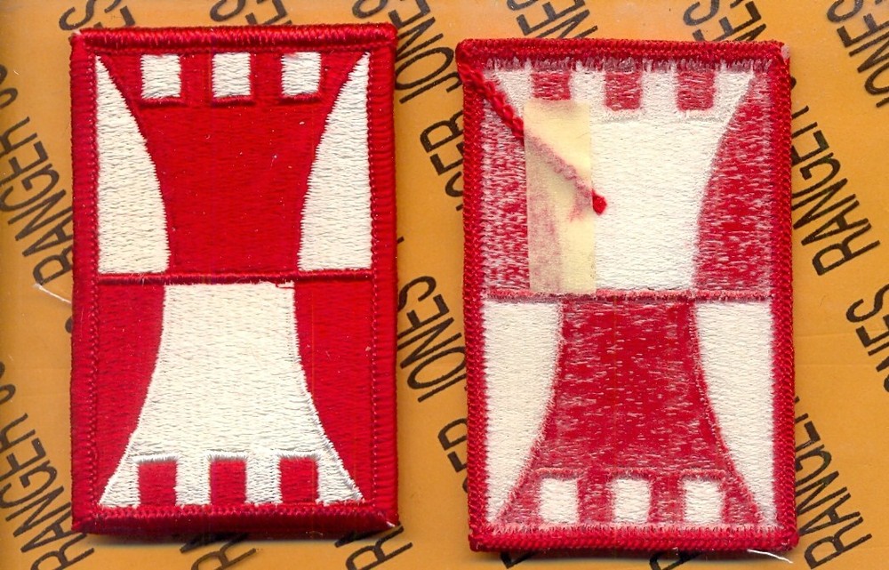 416th Engineer Brigade 3" uniform patch m/e