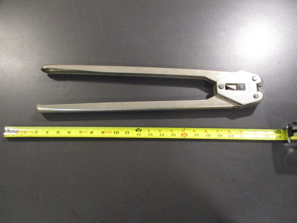 STRAP CRIMPER METAL STRAPPING TOOL, MADE IN SWITZERLAND, T0748
